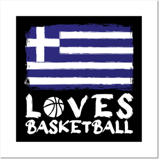 Greece Loves Basketball Posters and Art